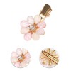 Unique Bargains Women's Grace Butterfly Flowers Hair Clip Gold Tone Purple Blue 5 Pcs - 3 of 3