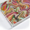 Alisa Galitsyna Colorful Liquid Swirl Acrylic Tray - Deny Designs - image 3 of 4