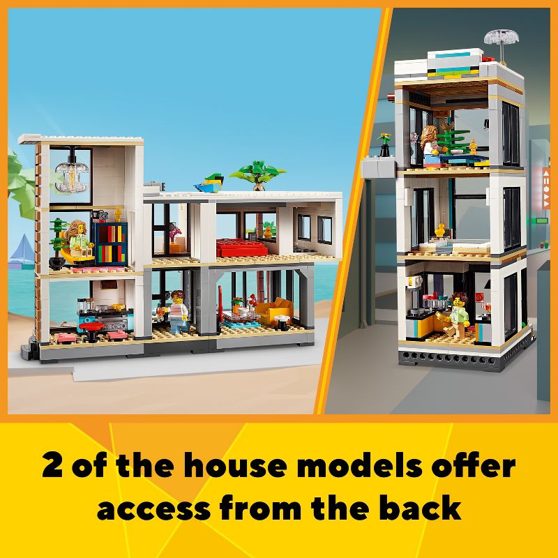 LEGO Creator 3 in 1 Modern House Toy Playset and Art Building Set 31153, 5 of 8