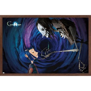 Trends International Coraline - Coraline And The Beldam Framed Wall Poster Prints - 1 of 4