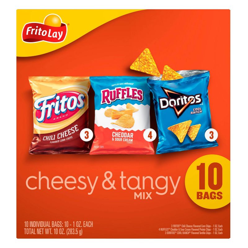 Frito Lay Cheesy &#38; Tangy Mix Variety -10Cct/10oz, 4 of 5