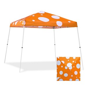 EAGLE PEAK Slant Leg Pop-up Canopy Tent Easy One Person Setup Instant Outdoor Beach Canopy Folding Portable Sports Shelter - 1 of 4