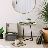 Marta Barragan Camarasa Dark Watercolor Jungle Side Table Black - Deny Designs - 4 of 4