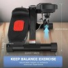 Upgraded Hydraulic Silent Stepper for Home Use with LCD Display Adjustable Resistance Double Resistance Bands 330lbs Capacity Foldable Storage Leg - 3 of 4