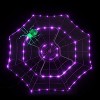 Mr. Halloween 4 ft. Outdoor Animated Spider Web - Purple Web - 4 of 4
