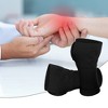 Unique Bargains Pair Wrist Support Compression Sleeves Elastic Thin Wrist Brace for Women and Men - image 2 of 4