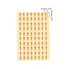 Unique Bargains Industrial Work Inspection Indicator Long Arrow PET Self-Adhesive Labels 0.5" x 0.4" Red - 2 of 4