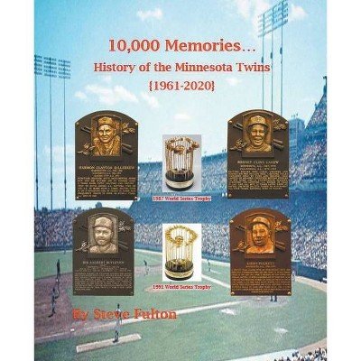 10,000 Memories - History of the Minnesota Twins - by  Steve Fulton (Paperback)