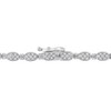 EVERLY JEWELRY | Sterling Silver 1/2 CT TDW Diamond Tennis Bracelet, 7.5 inch - 2 of 4