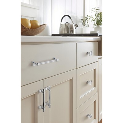 Davenport Polished Chrome Modern Cabinet Pull with Mounting Hardware