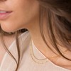 Bearfruit Jewelry Sterling Silver 18k Gold Plated Savannah Basic Chain Necklace - 2 of 4