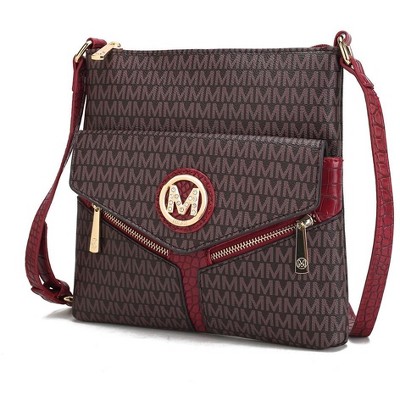 MKF Collection Tania Handbag Vegan Leather Crossbody Bag by Mia K