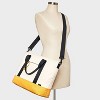 Men's Double Handle Tote Bag - Goodfellow & Co™ Beige/Yellow: Cotton Shell, Detachable Straps, 58.25" Strap - 2 of 4
