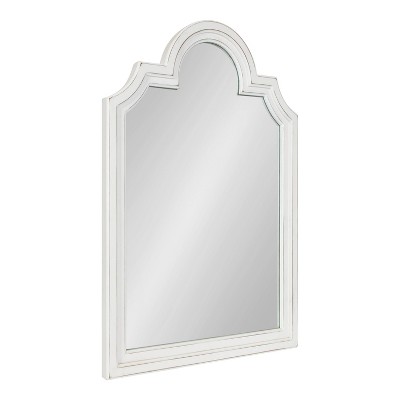 26" x 35.2" Sindahl Arch Wall Mirror White - Kate & Laurel All Things Decor