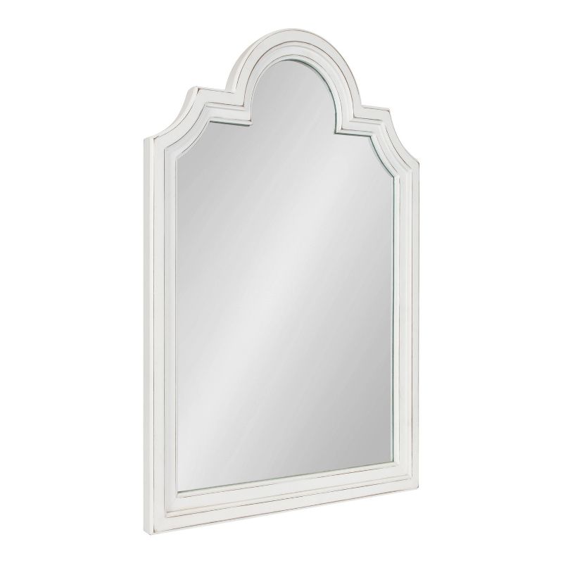 26&#34; x 35.2&#34; Sindahl Arch Wall Mirror White - Kate &#38; Laurel All Things Decor, 1 of 10