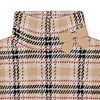 Hope & Henry Girls' Mock Neck Sweater Cape (Beige, XX-Small) - 2 of 4