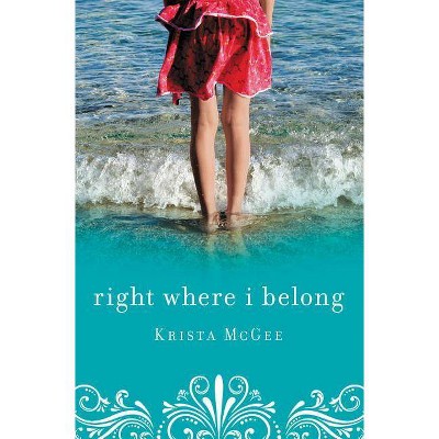 Right Where I Belong - by  Krista McGee (Paperback)