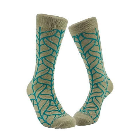 Fall Leaf Patterned Socks (Men's Sizes Adult Large) from the Sock Panda - image 1 of 4