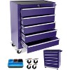 5-Drawer Rolling Tool Chest, Modular Tool Cabinet with Brake Casters & Removable Drawers, Workshop Toolbox Cart for Factory/Garage - 2 of 4