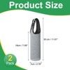 Unique Bargains Elastic Neoprene Commuting Jogging Cycling Insulated Bottle Sleeves with Carrying Handle 2 Pcs - 2 of 4