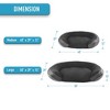 Arlee Home & Pet Step In Orthopedic Chew Resistant Eco-Friendly Memory Foam Dog Bolster Bed - Black - M - 4 of 4
