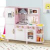 Infans Kids Kitchen Playset w/ Apron Stoves Hood Oven Ice Maker Microwave Telephone - 3 of 4