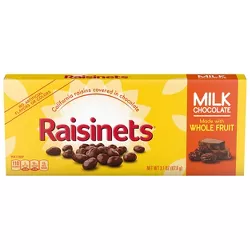 Raisinets Milk Chocolate Covered Raisins - 3.1oz