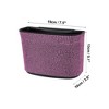 Unique Bargains Car Trash Can Hanging Car Door Rhinestone Plastic Trash Bin Pink Black 1 Pcs - 4 of 4