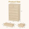 COZONY 5/7 Drawer Dresser for Bedroom, Modern Tall Chest of Drawers with Large Storage, Wooden Organizer for Living Room, Nursery, Entryway - 3 of 4