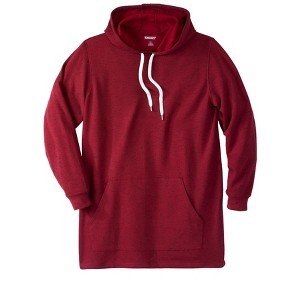 KingSize Men's Big & Tall Fleece Longer-Length Pullover Hoodie - 1 of 4