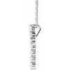 Pompeii3 1/4 Ct Diamond Cross 14k White Gold Pendant Necklace Lab Created - 2 of 4