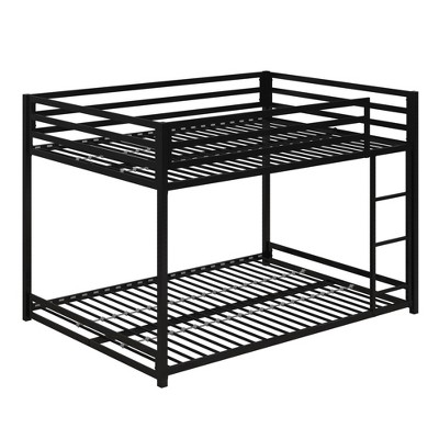 black metal bunk beds