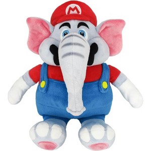 Little Buddy Super Mario Bros. Wonder Elephant Mario Plush, 10" - 1 of 1