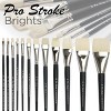 Creative Mark Pro Stroke Premium White Chungking Hog Bristle Artist Paint Brush - Bright - Natural Bristle Brush w/ Great Control Suitable for Oils, - 4 of 4