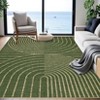 Modern Rainbow Easy Jute Area Rugs, Washable Natural Contemporary Indoor Outdoor Carpet for Living Room Bedroom Office Farmhouse Patio Backyard RV - 4 of 4