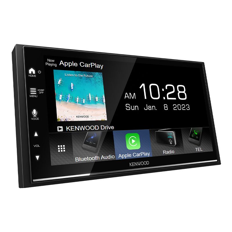 Kenwood DMX7709S 6.8" Digital Multimedia Bluetooth Receiver with Capacitive Touchscreen, Apple CarPlay, and Android Auto., 5 of 13