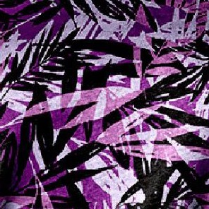 purple tropical leaves