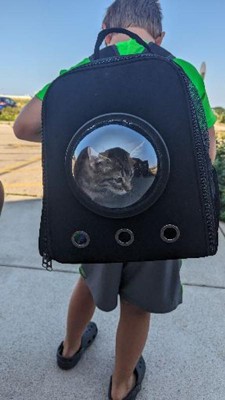 Backpack Cat Carrier - Black - Boots & Barkley™ : Target