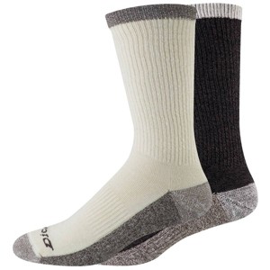 Dickies Men's Mid-Weight Wool Crew Socks 2pk - Brown 6-12 - 1 of 1