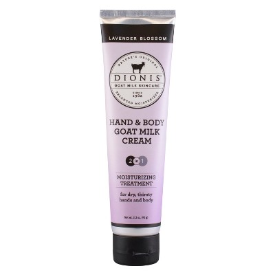 Dionis Goat Milk Hand & Body Cream Lavender Blossom, 3.3 oz.