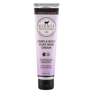 Dionis Goat Milk Hand & Body Cream Lavender Blossom, 3.3 oz. - 1 of 4