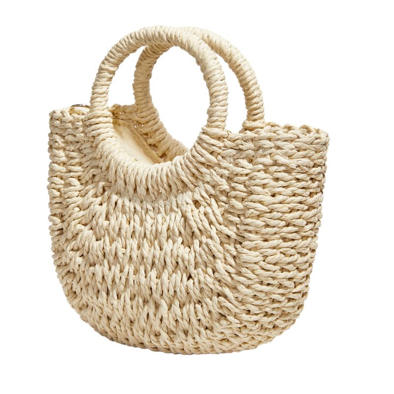 Women's Ring Handle Straw Bag - Cupshe, 3 of 9