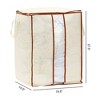 REGALWOVEN Storage Moving Bags for Organizing Bedroom Comforter Closet Organizers and Storage with Handles - 2 of 4
