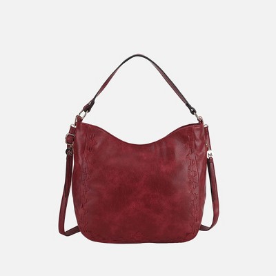 MKF Collection Lucille Hobo Shoulder Bag and Wallet by Mia K- Red — фото 6