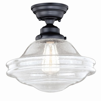 Vaxcel Huntley 1 - Light Flush Mount in  Oil Rubbed Bronze