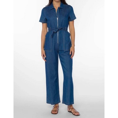 Women's Dutch Short Sleeve Jumpsuit - Velvet Heart