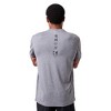 Demon Slayer Tanjiro Earring & Fox Mask Men's Athletic Heather Crew Neck Short Sleeve Performance Tee - 2 of 4