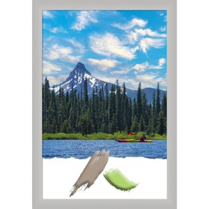 Amanti Art Low Luster Silver Wood Picture Frame - 1 of 4