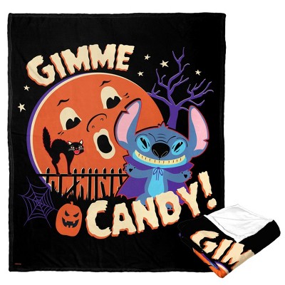 Disney Lilo and Stitch Gimme Candy Silk Touch Throw Blanket 50x60 Inches