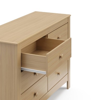 Driftwood 6-Drawer Double Dresser for Nursery